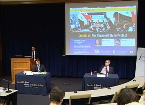 Edward Luck and Brad Roth: Responsibility to protect debate