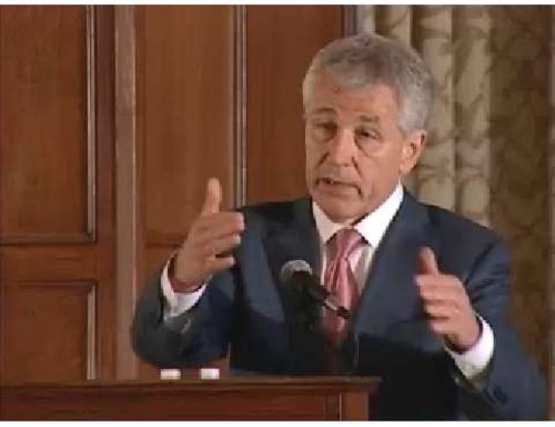 Chuck Hagel: International &amp; domestic issues facing the U.S.