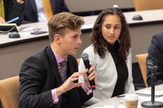 Ed Elliott and Karuna Nandkumar