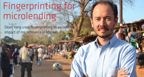 Microfinance breakthrough: Dean Yang uses fingerprints to boost microlending in Malawi