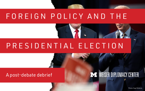 Foreign policy and the presidential election: A post-debate debrief 